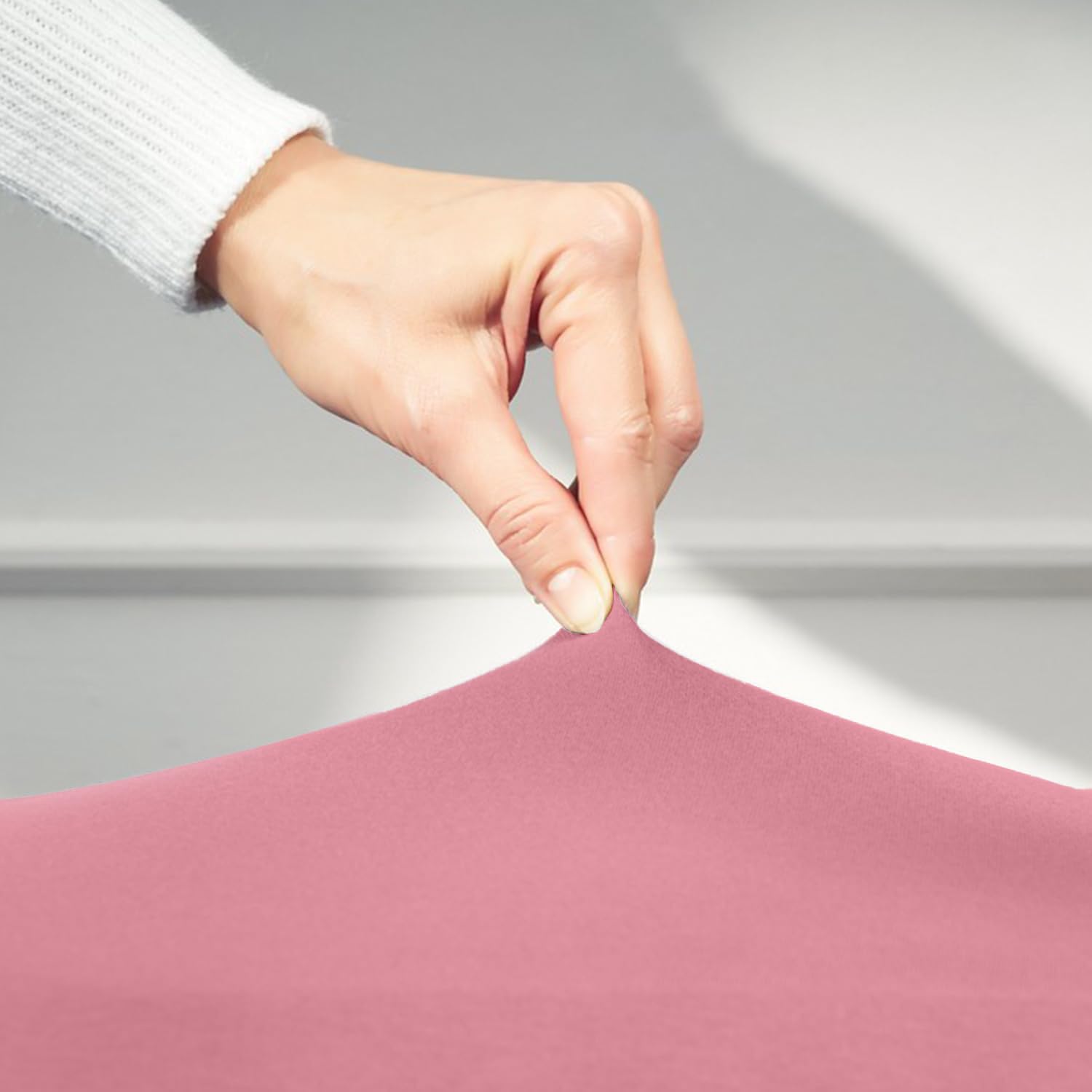 Percale Cotton Deep Fitted Sheet - Extra Deep 32cm Pocket Design