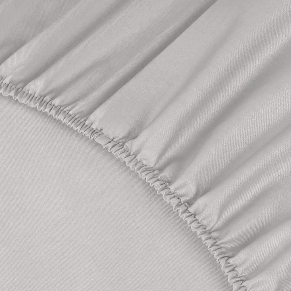 Percale Cotton Deep Fitted Sheet - Extra Deep 32cm Pocket Design
