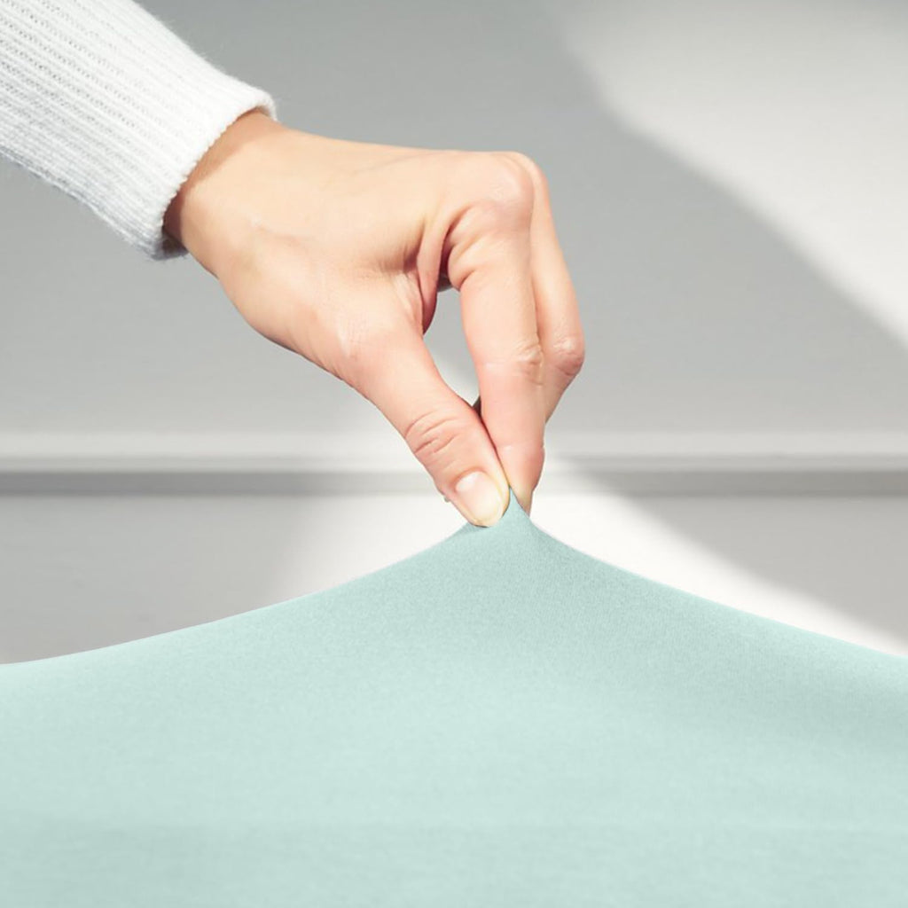 Percale Cotton Deep Fitted Sheet - Extra Deep 32cm Pocket Design