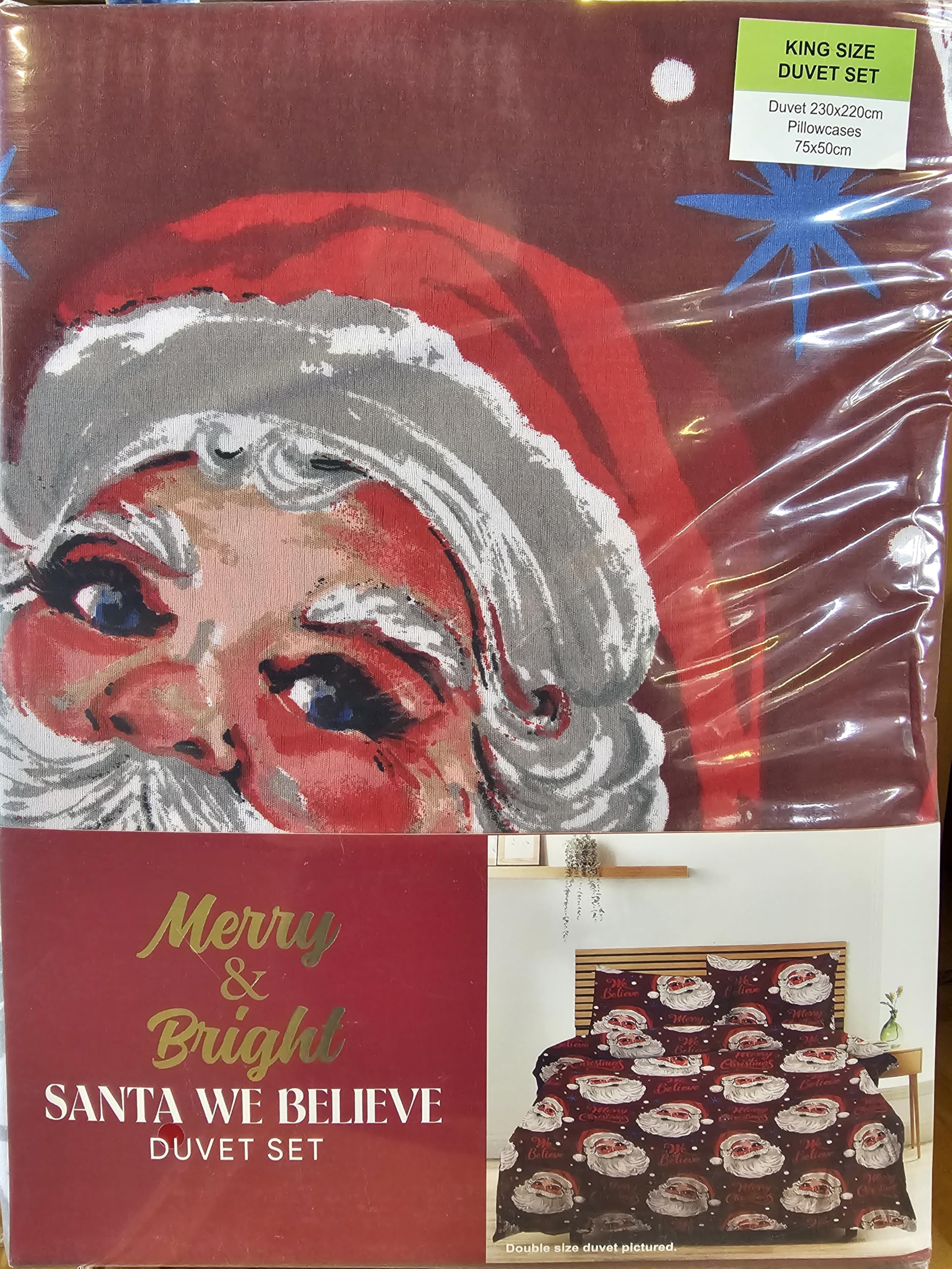 Santa We Believe Duvet Set