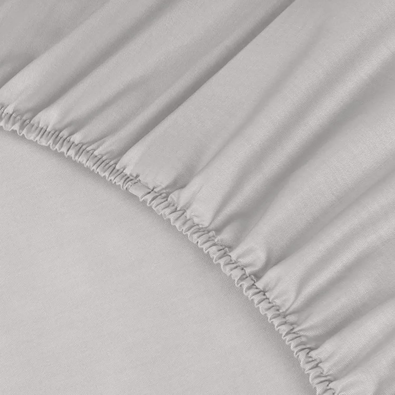 Percale Cotton Deep Fitted Sheet - Extra Deep 32cm Pocket Design