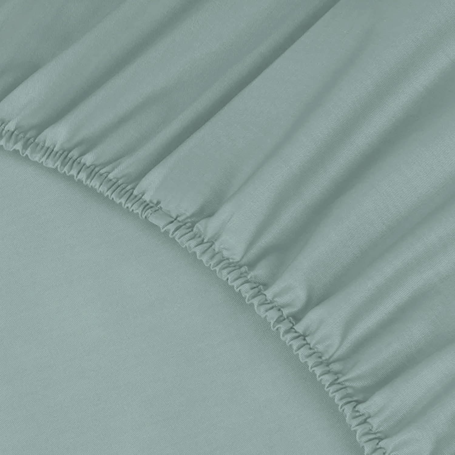 Percale Cotton Deep Fitted Sheet - Extra Deep 32cm Pocket Design