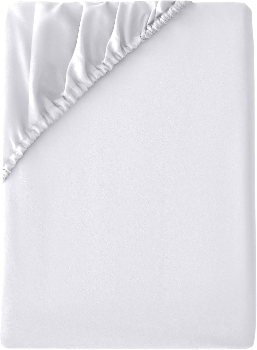 Percale Cotton Deep Fitted Sheet - Extra Deep 32cm Pocket Design