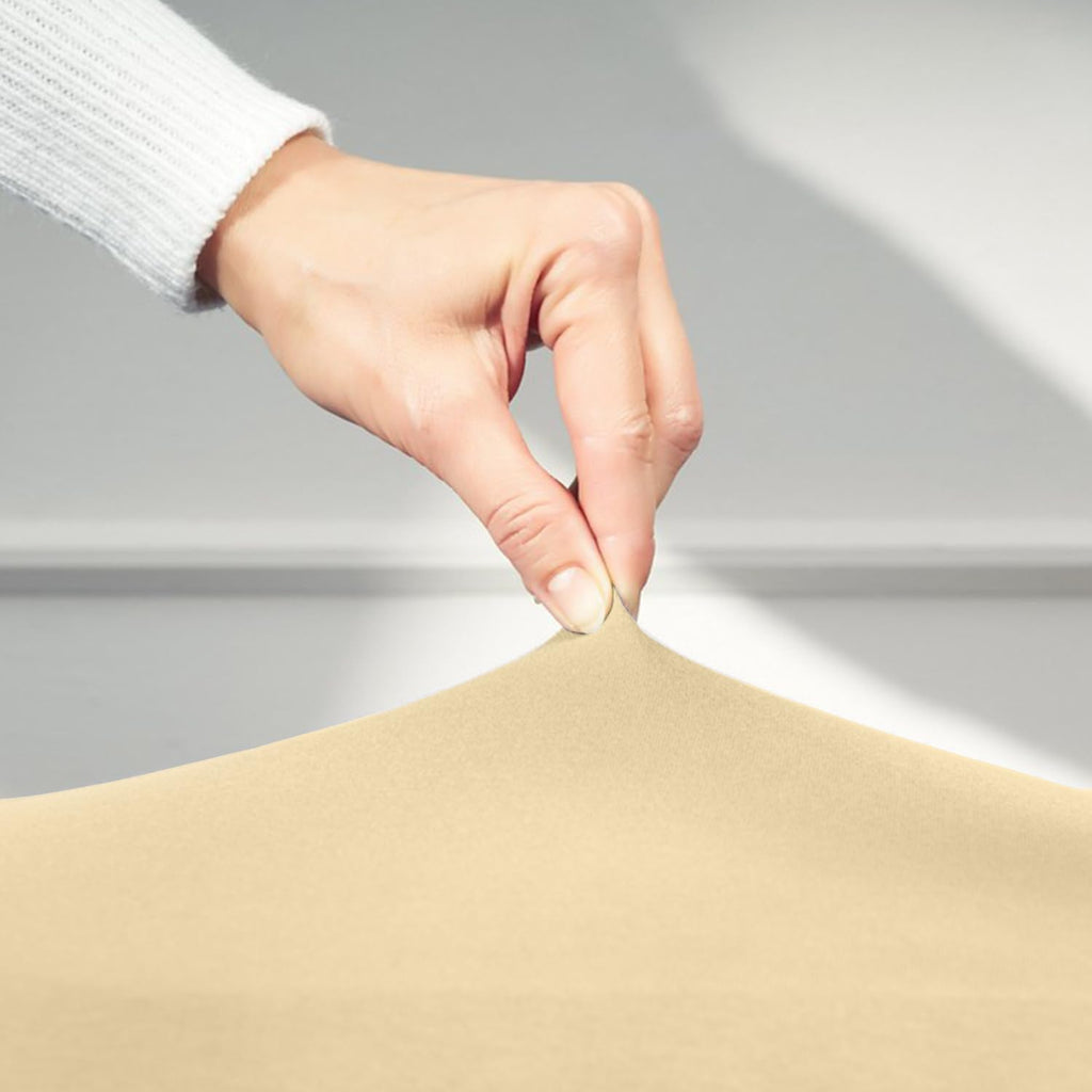 Percale Cotton Deep Fitted Sheet - Extra Deep 32cm Pocket Design