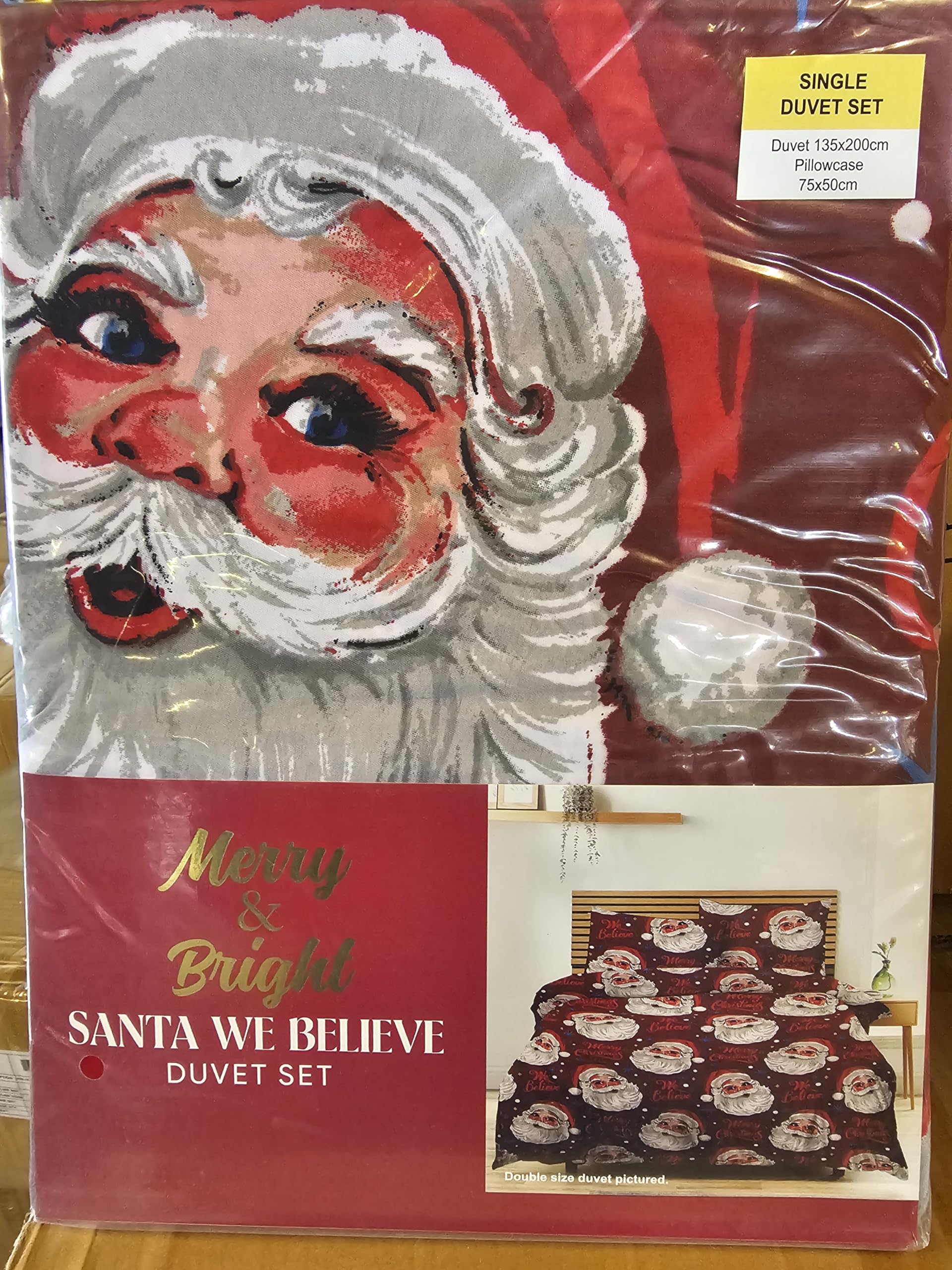 Santa We Believe Duvet Set