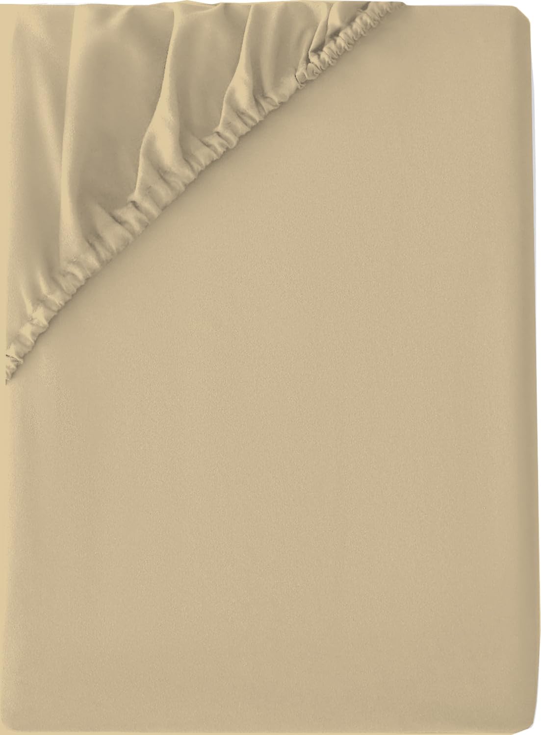 Percale Cotton Deep Fitted Sheet - Extra Deep 32cm Pocket Design