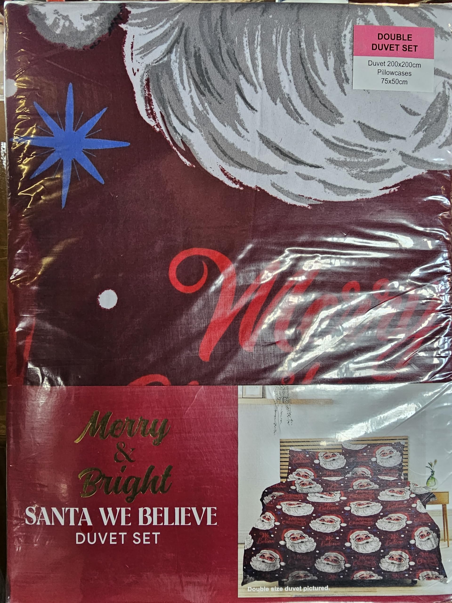 Santa We Believe Duvet Set